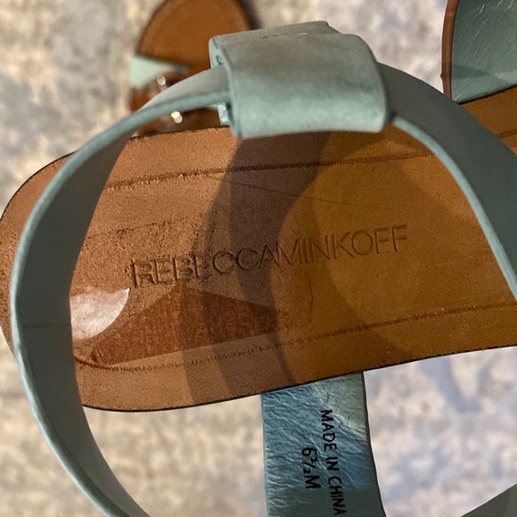 Size 6.5 Rebecca Minkoff Leather Sandals - Picture 9 of 10